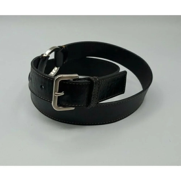 Francesco Biasia Accessories - Francesco Biasia Women's Black Genuine Leather Belt Size Med Made in Italy